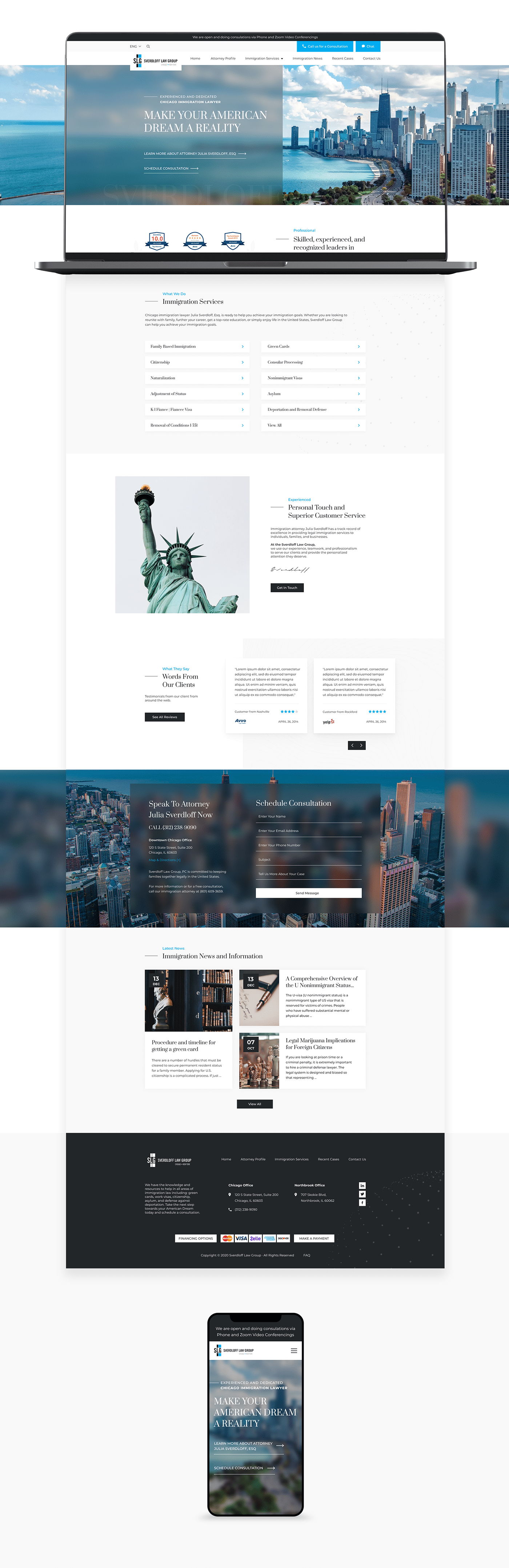 design law firm Responsive Design UI ux Web Design  Website Design