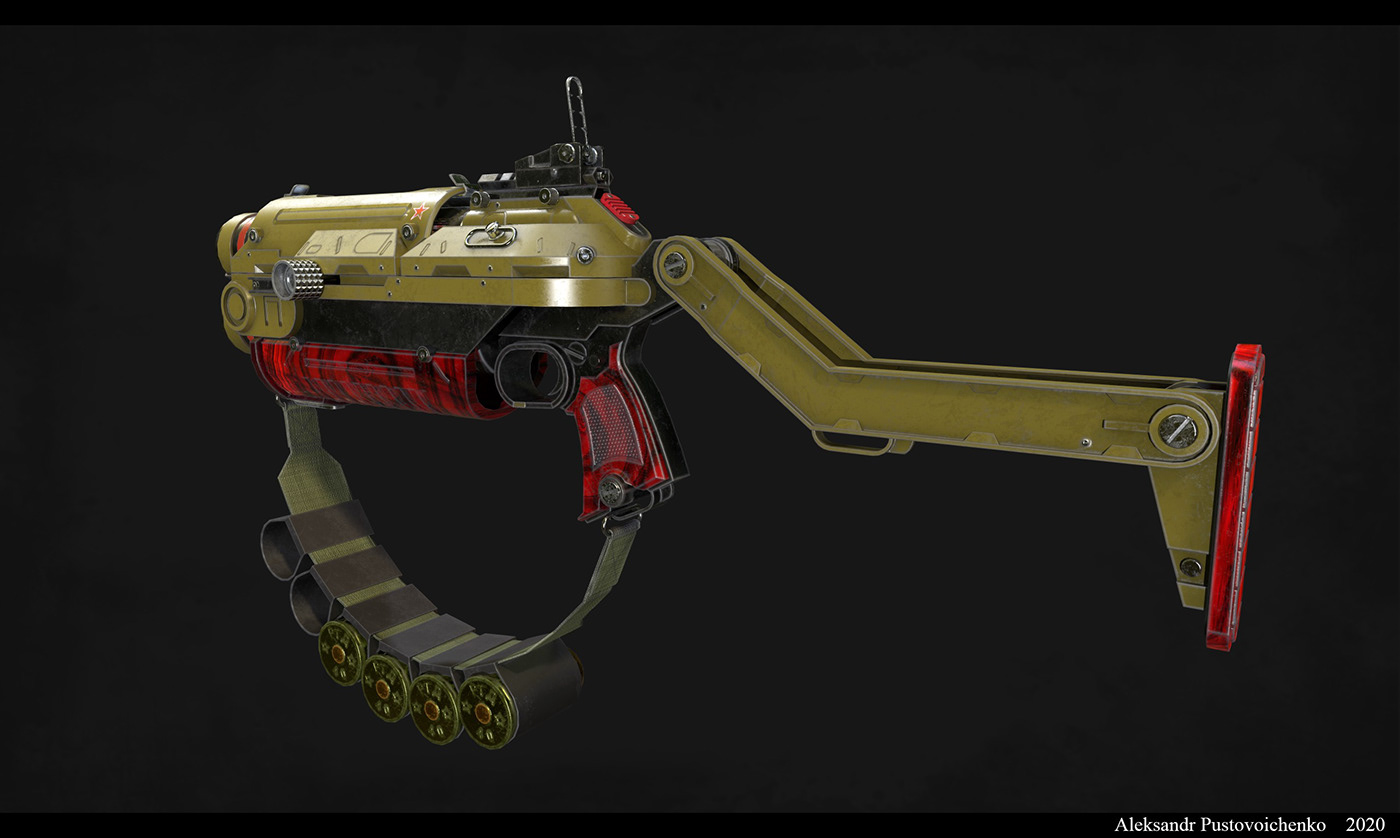 concept art digital 3d environments fantasy Game Art guns ILLUSTRATION  traditional 3d weapons
