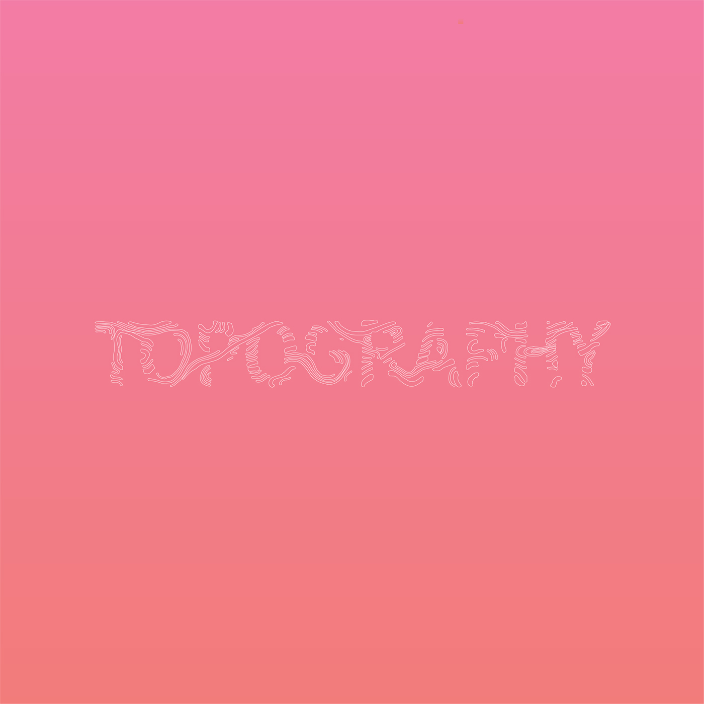 typography   topography ILLUSTRATION 