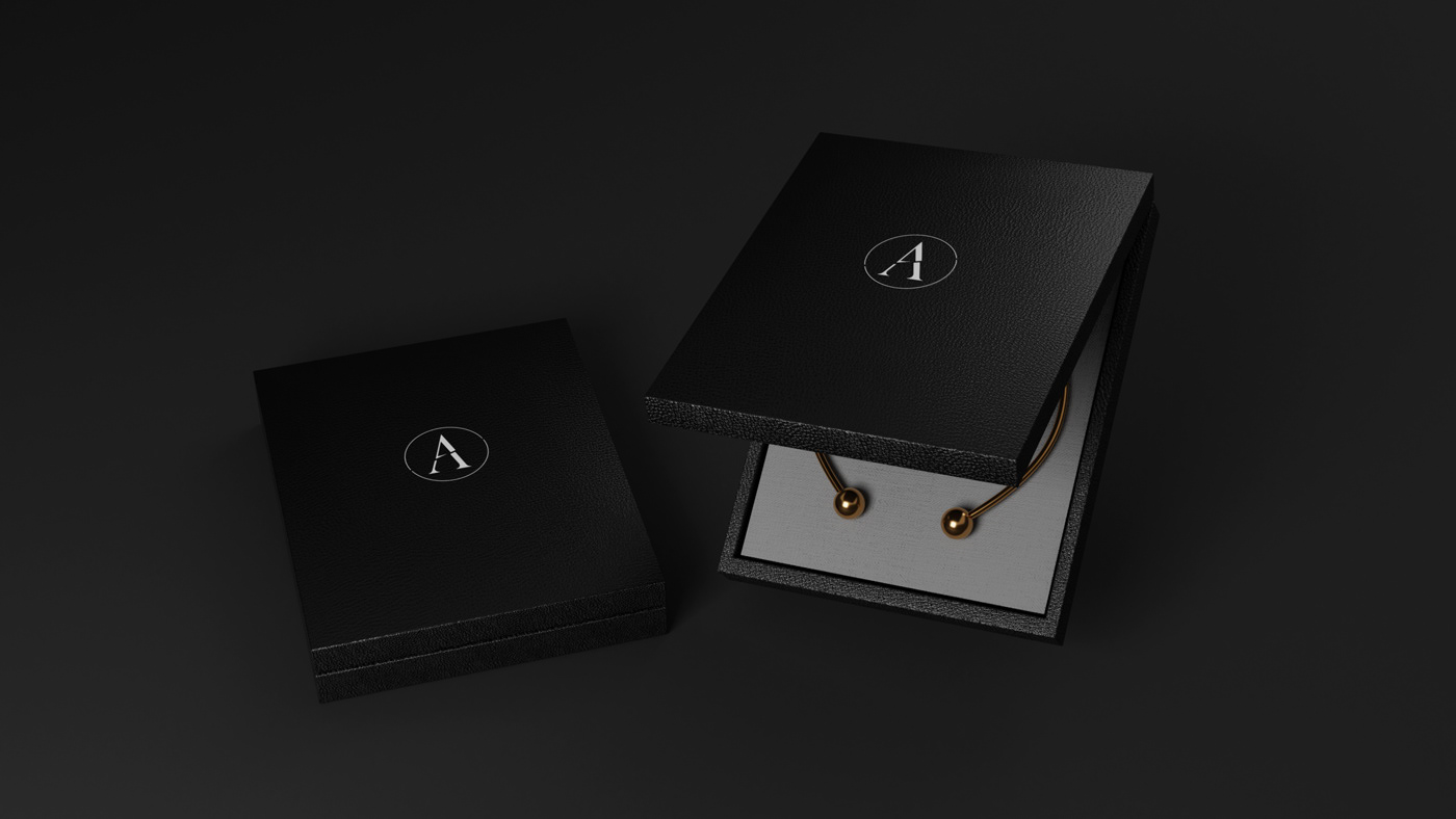 logo branding  marca identidade visual design gráfico Logo Design jewelry atena studio mateuskria