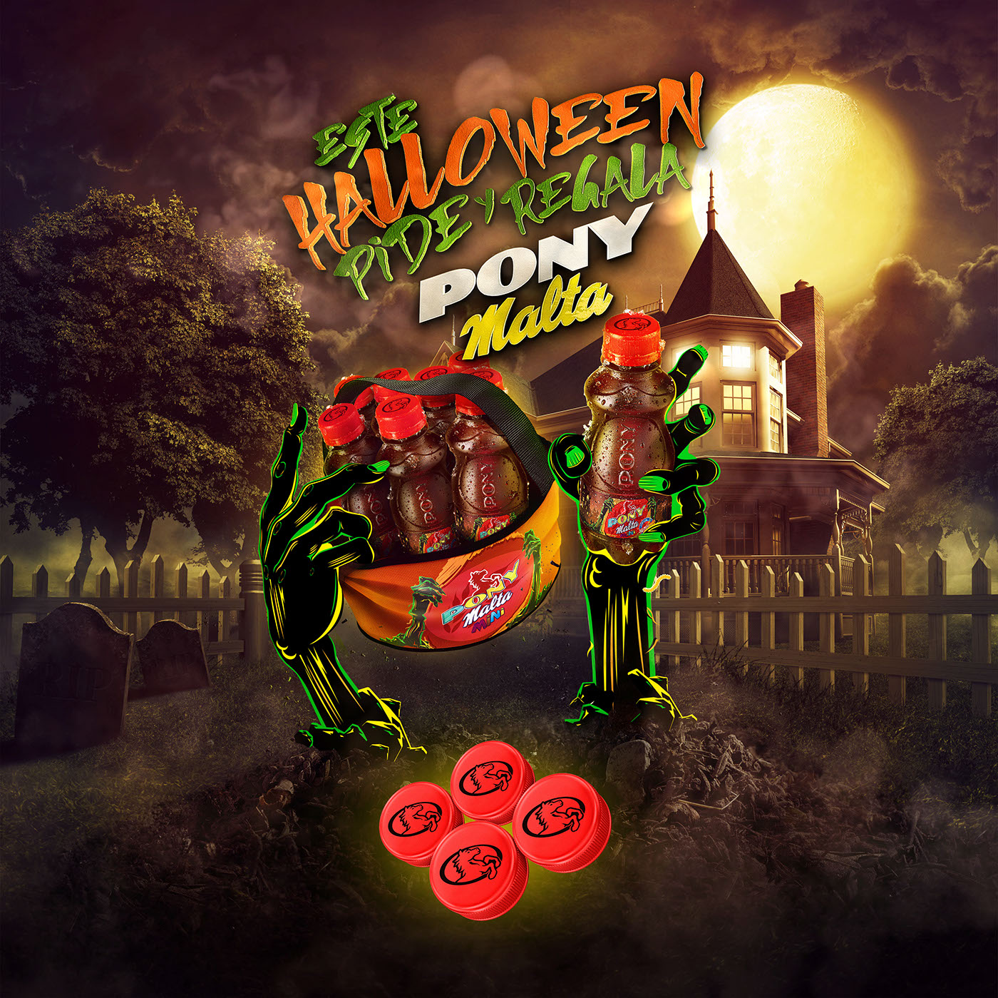 pony malta Halloween manuel alvarez  fer alvarez art direction zombie vector 3D LOWE SSP3