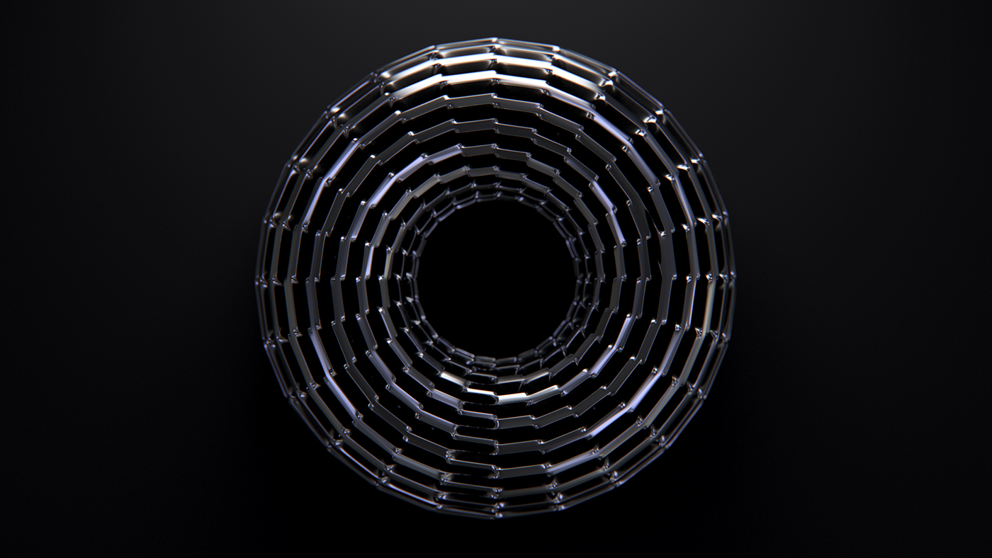 design R&D experimental lines metal dark black houdini vfx