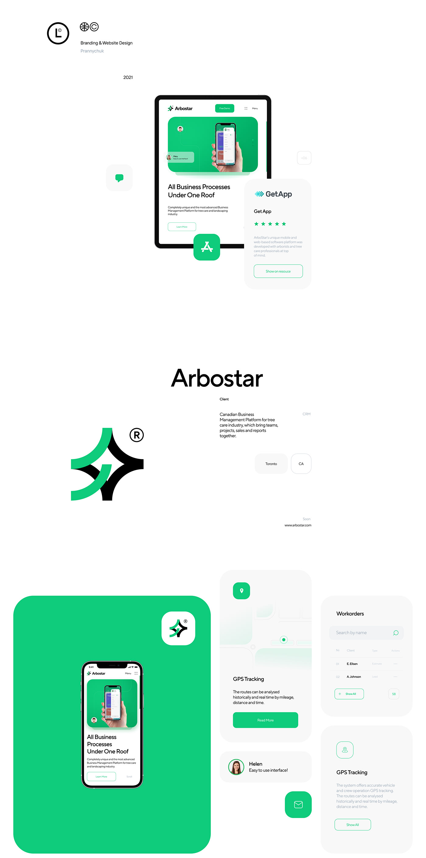arborist CRM Logotype Platform swiss Tree  typography   UI/UX Website Website Design
