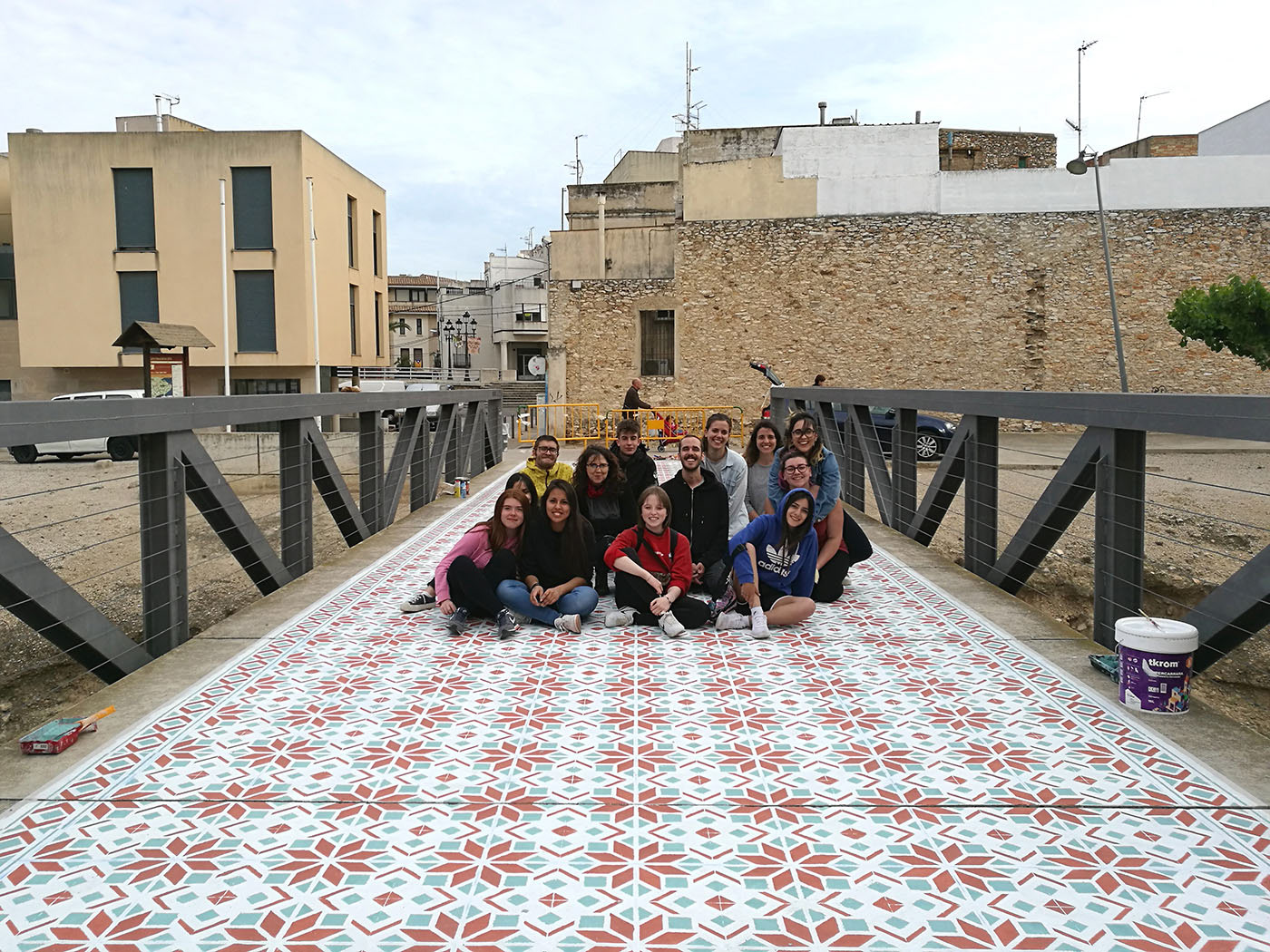 FLOOR tiles tile pattern pattern hidraulic floors project javier de riba Workshop public