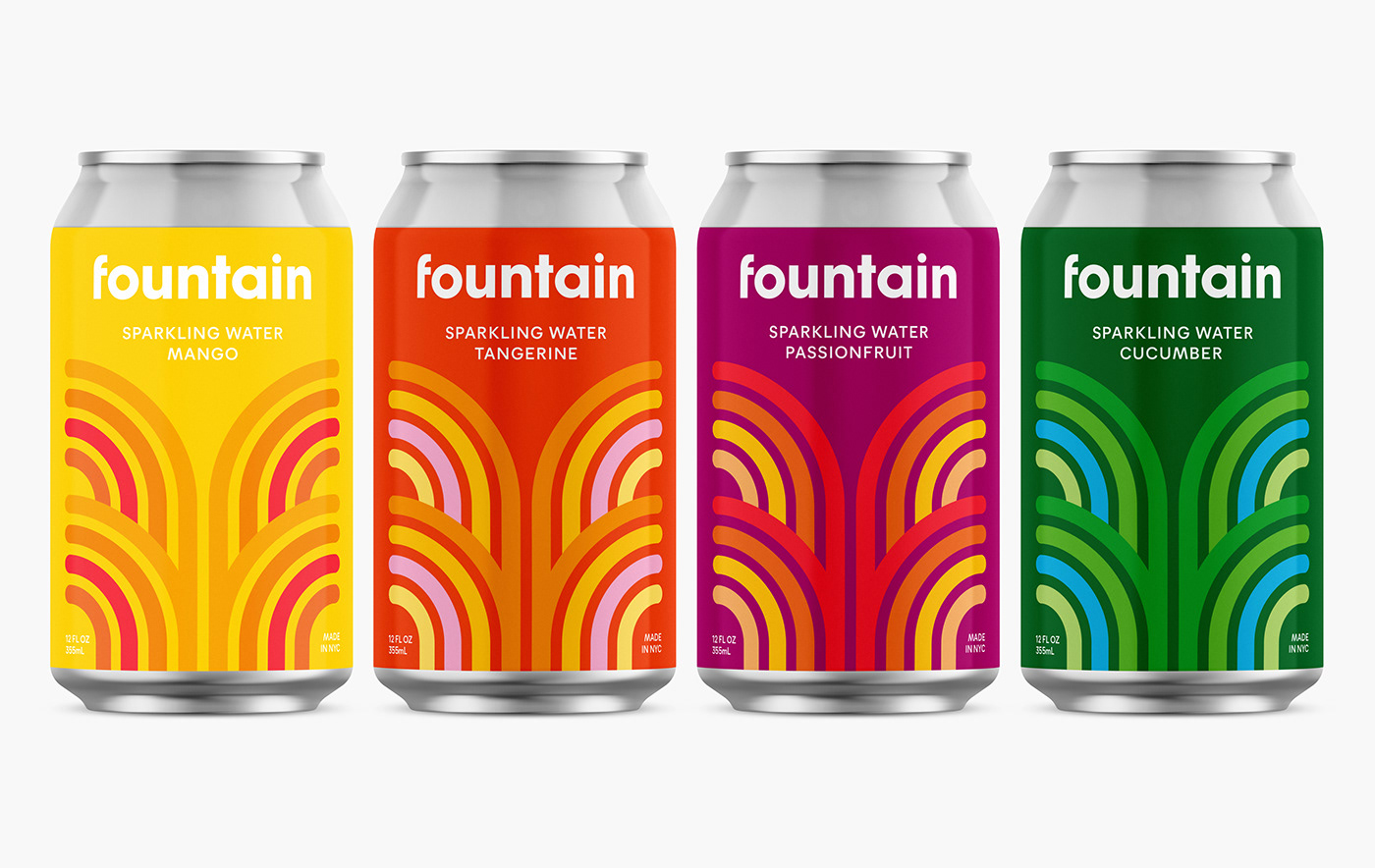beverage branding  can CBD fountain identity Packaging sparkling water