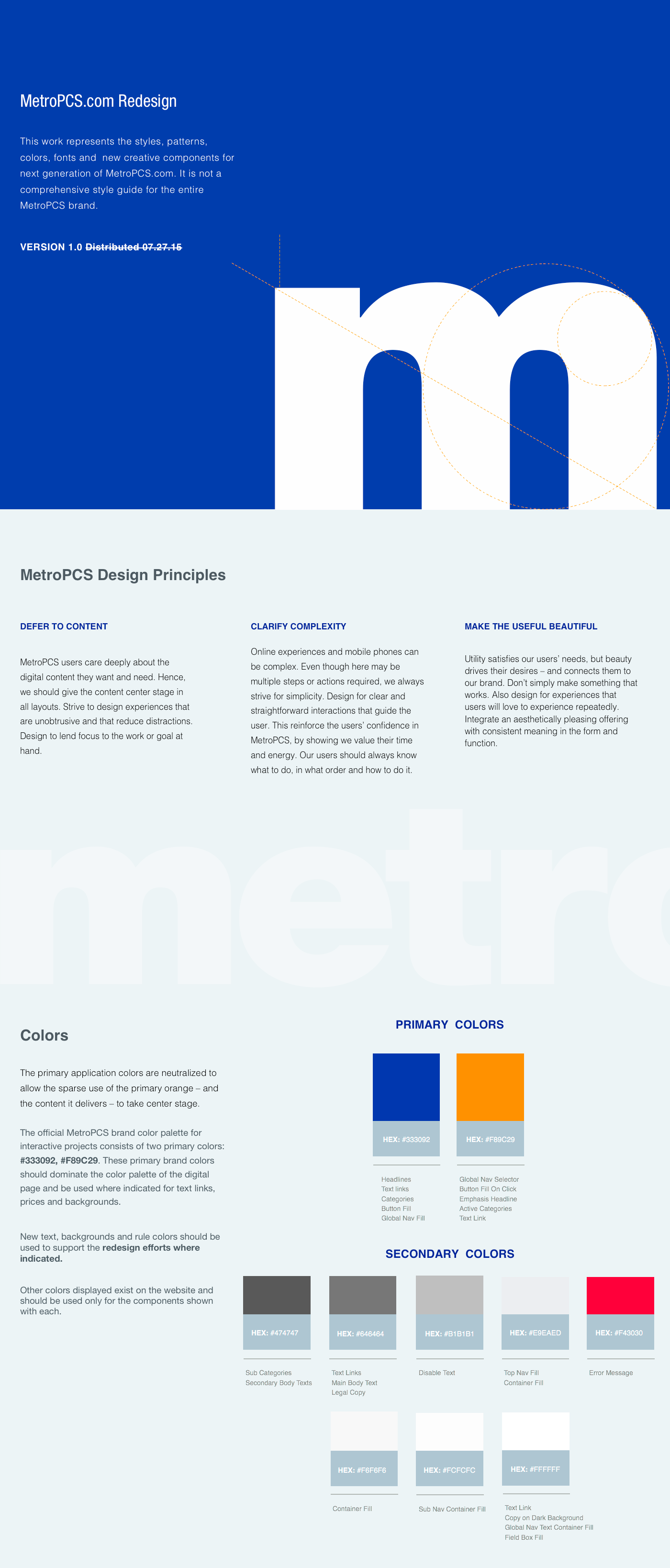 MetroPCS redesign