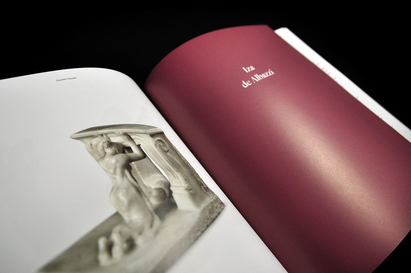 book design Layout Design cover design book cover sculpture women Catalogue design typography   body paper