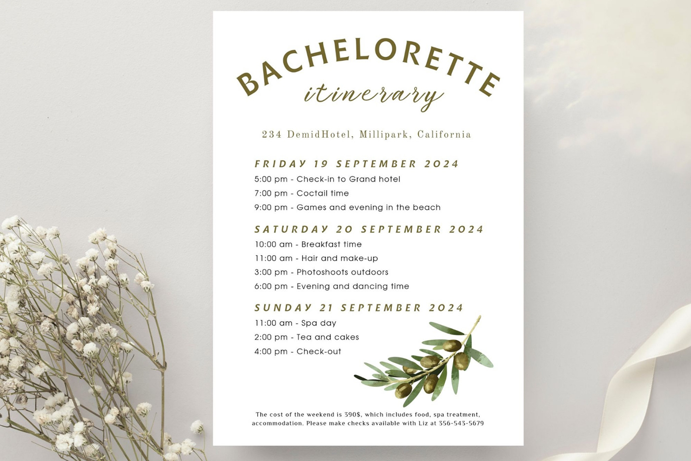 bachelorette party itinerary schedule card templates canvas bridal shower Invitation Bachelorette invitation Bachelorette itinerary