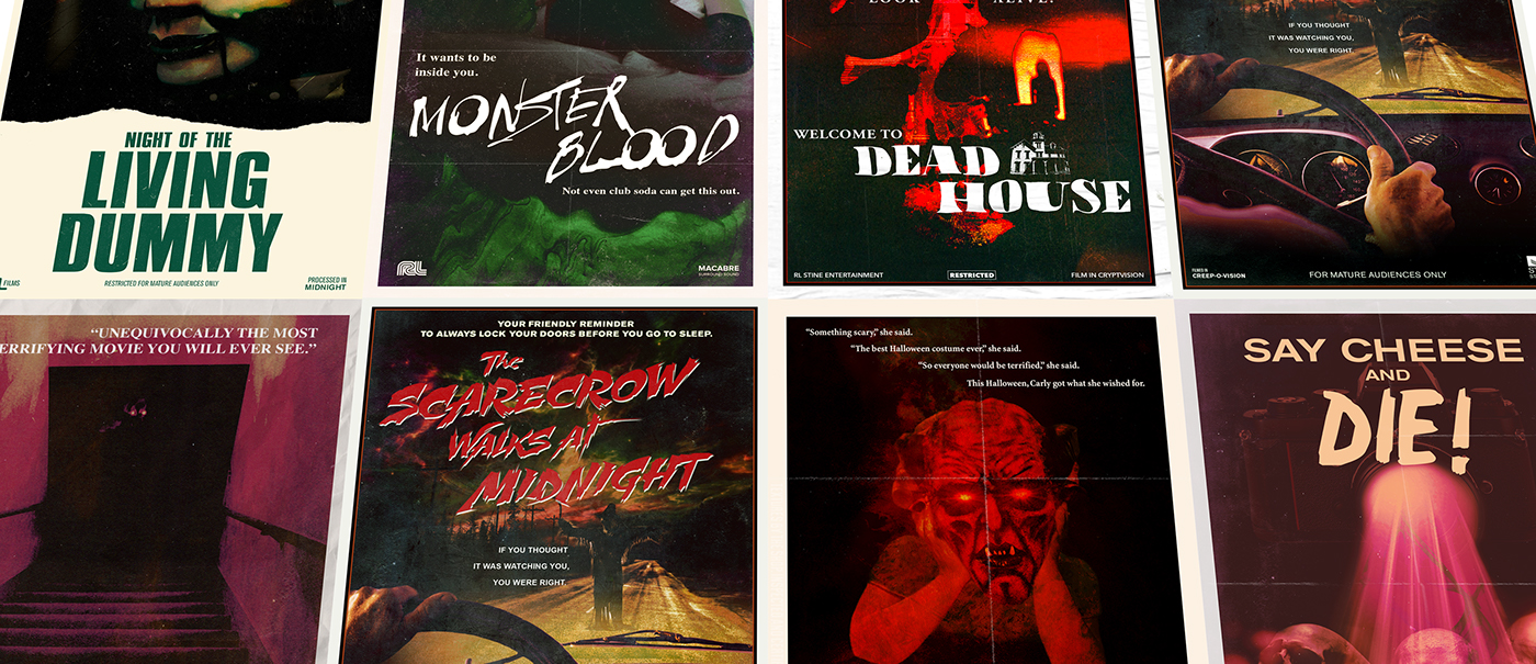 posters Movie Posters horror b-movies goosebumps RL Stine Retro grindhouse