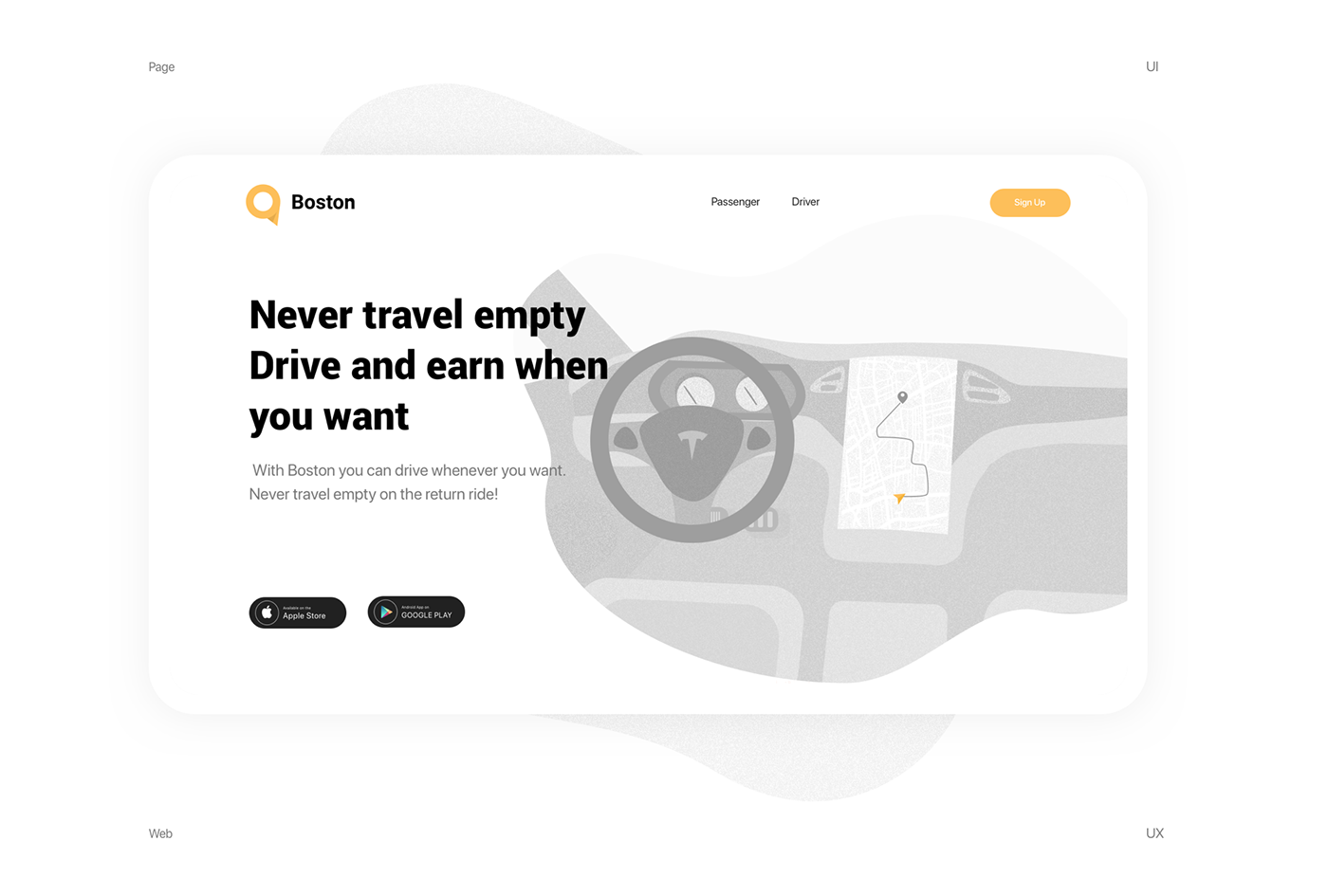 app dashboard taxi design app Mobile app web page app design mobile taxi taxi app Website
