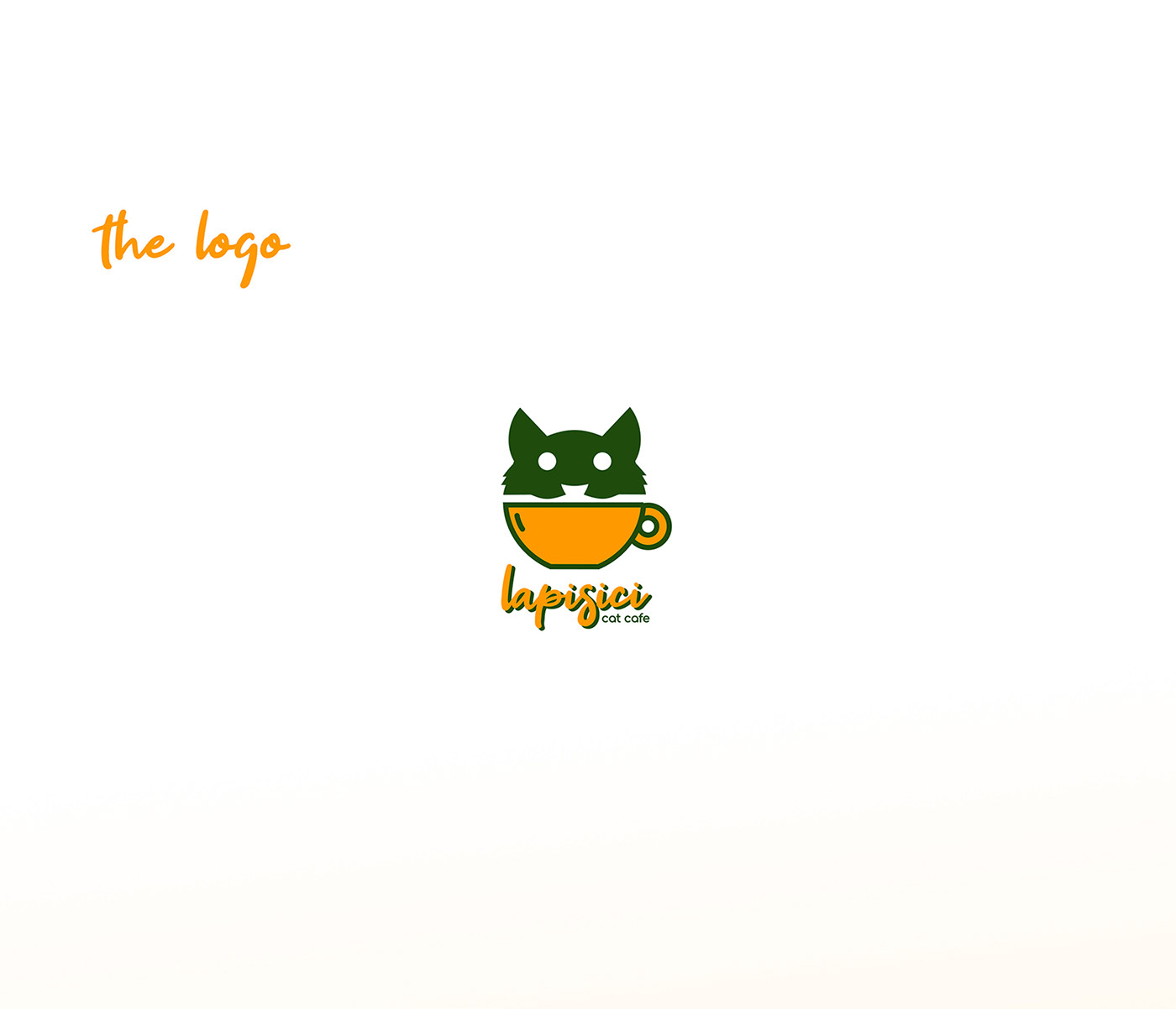 La Pisici cat  cafe  visual identity and web  page mock up on 