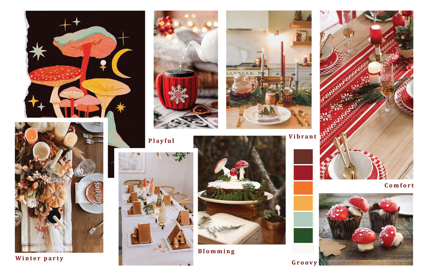 autumn-winter homedecor NIFT portfolio Printproject tablelinen textiledesign textileprintdesign