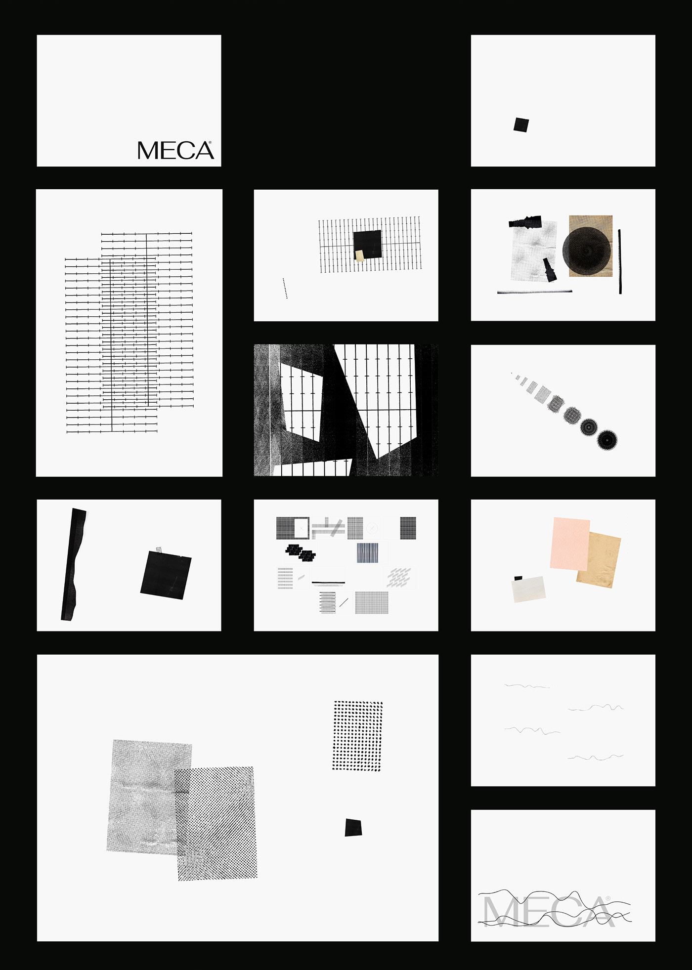 black branding  editorial infografia infographic logo meca mecca morfologia print