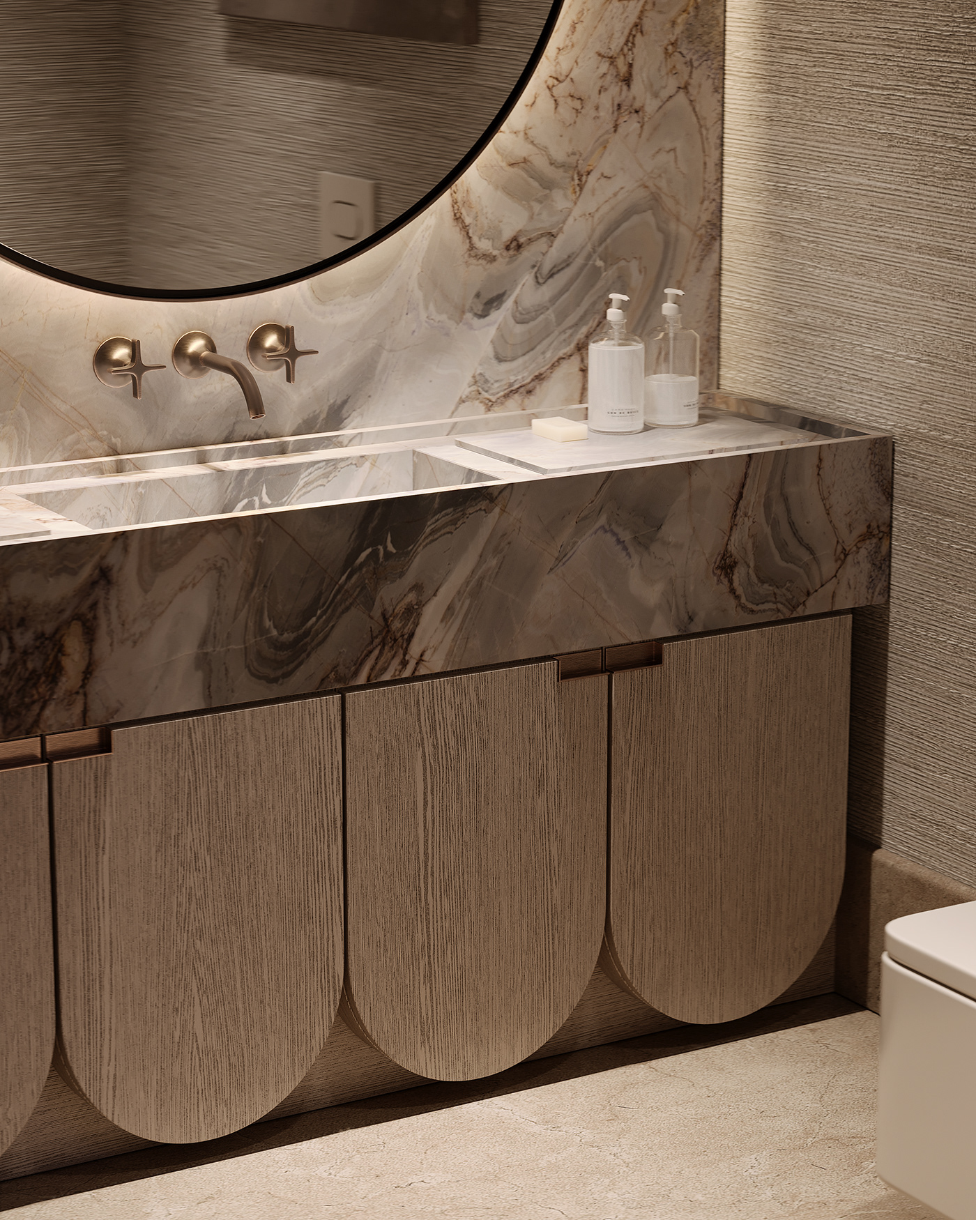 powder room bathroom interior design  visualization 3D corona CGI architecture 3ds max archviz