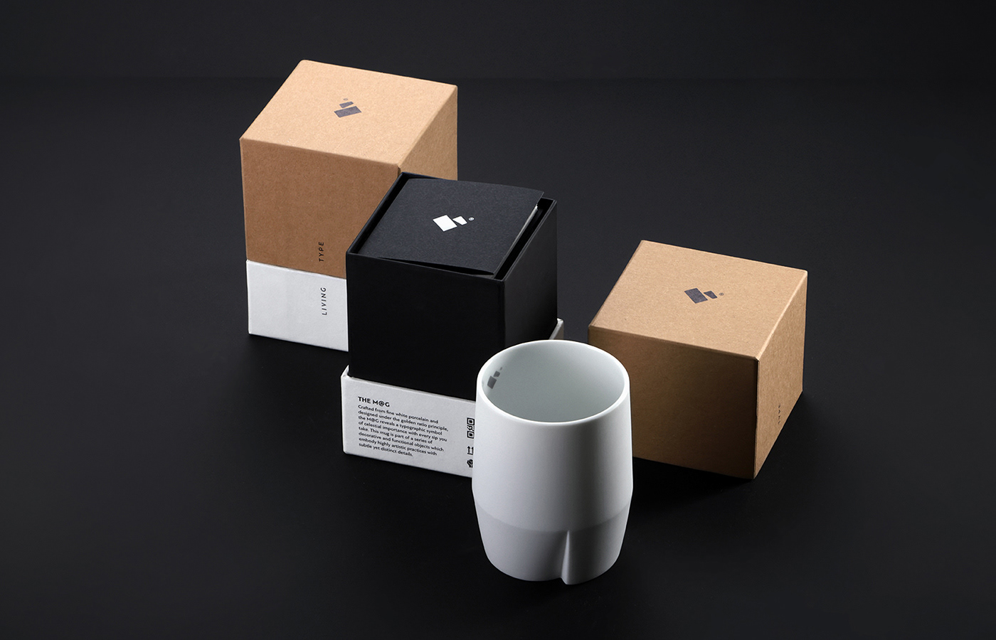 brand identity branding  coffee mug design homeware Office Packaging product design  typography   typedesign