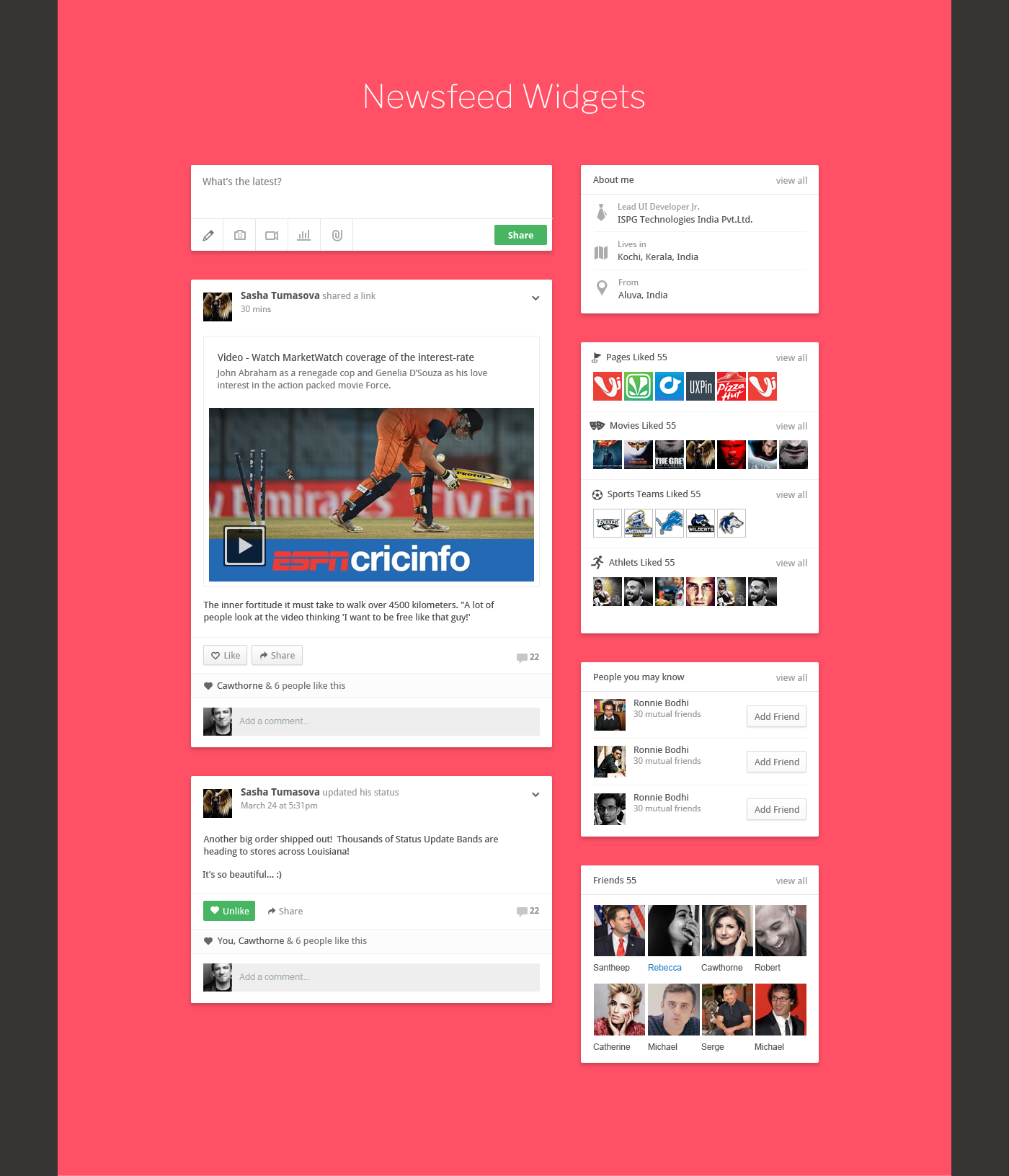 Adobe Portfolio share social social media Website concept color communication people