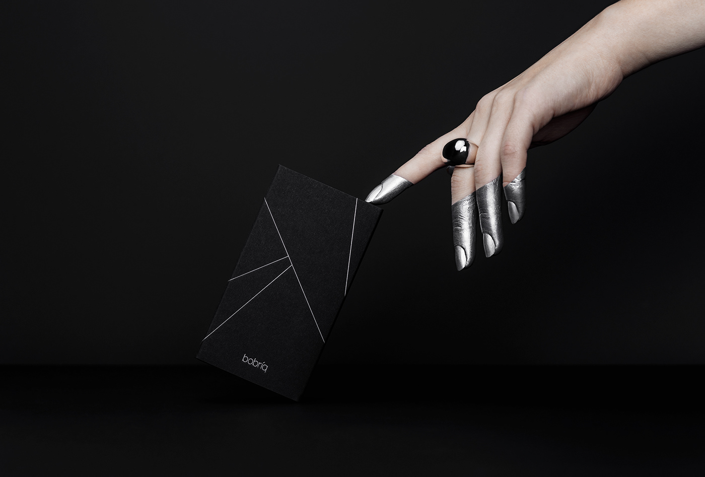 Jewellery jewlery Packaging geometric minimal abstract black branding  hands Fashion 