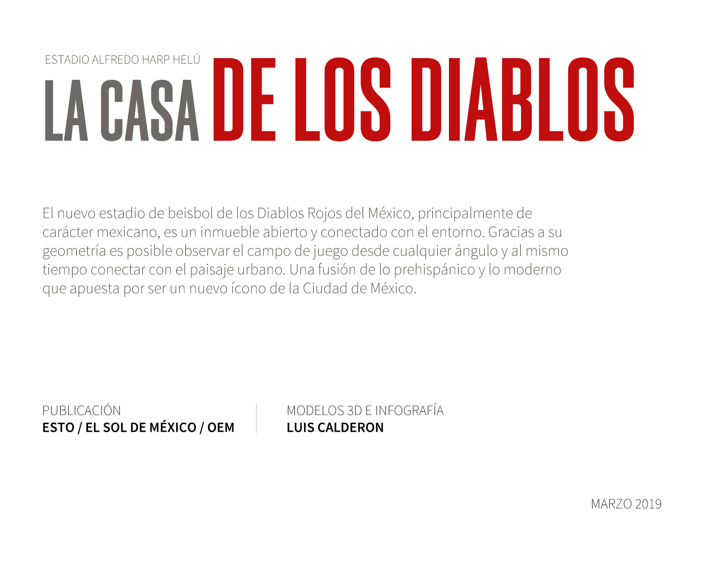 infographic Luis Calderon luiscalderon 3D architecture newspaper journalism   mexico newsdesign editorialdesign