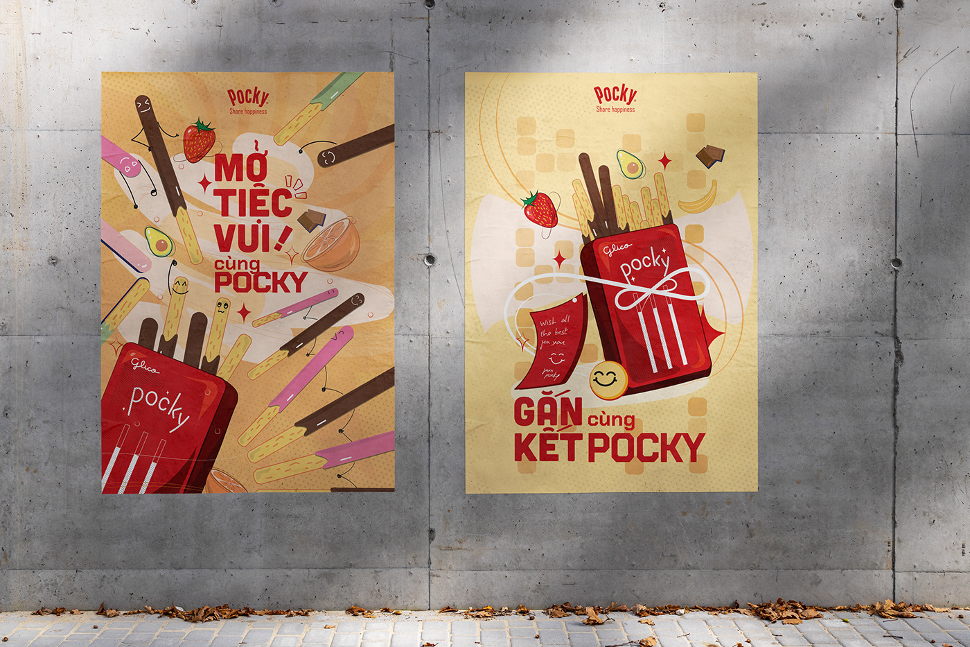 pocky poster Advertising  ads comercial marketing  