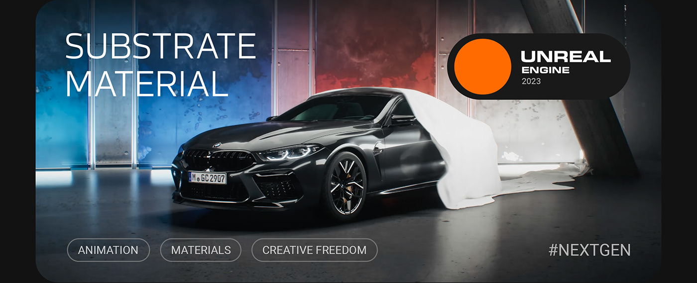 automotive   CGI Unreal Engine Unreal Engine 5 Advertising  animation  3D Render BMW