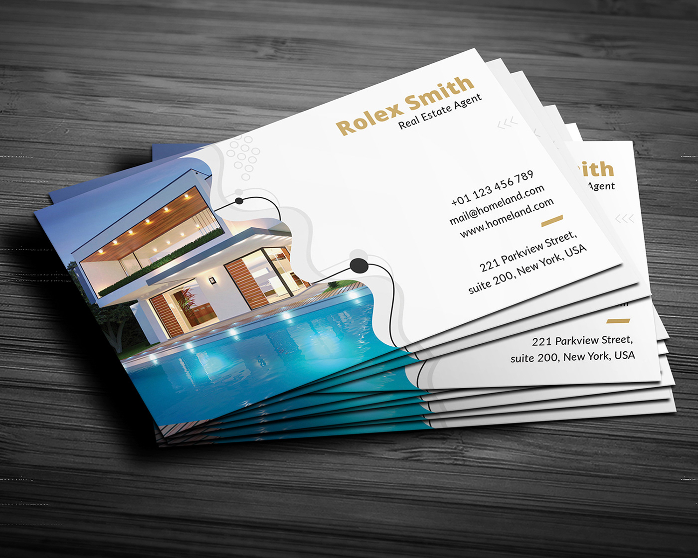 agent brand identity business card Business card design Business Cards corporate identity real estate realtor visiting card