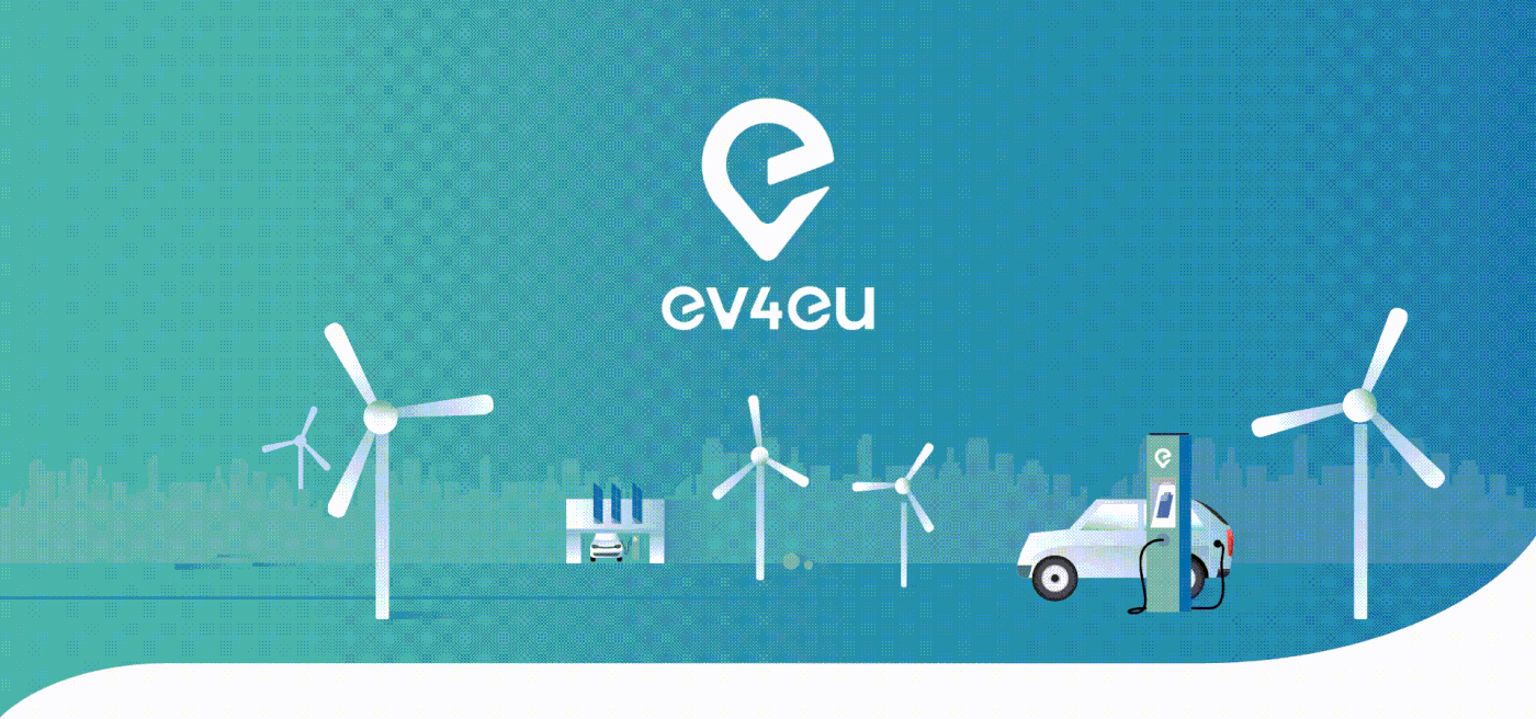 brand branding  electric electric vehicles ev EV4EU EVS identity Logotype visual identity