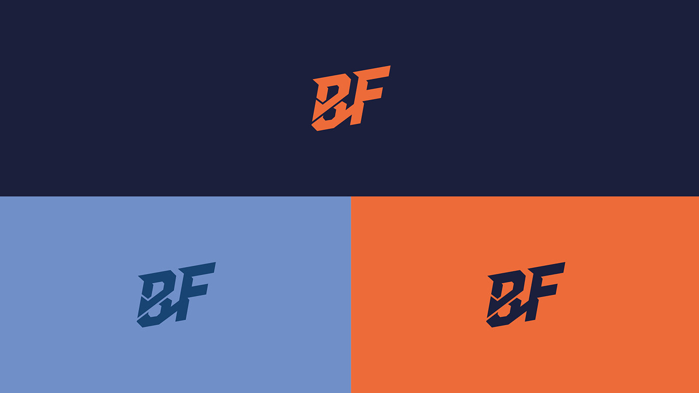 basketball NBA branding  Sports Branding basketball brands blue orange