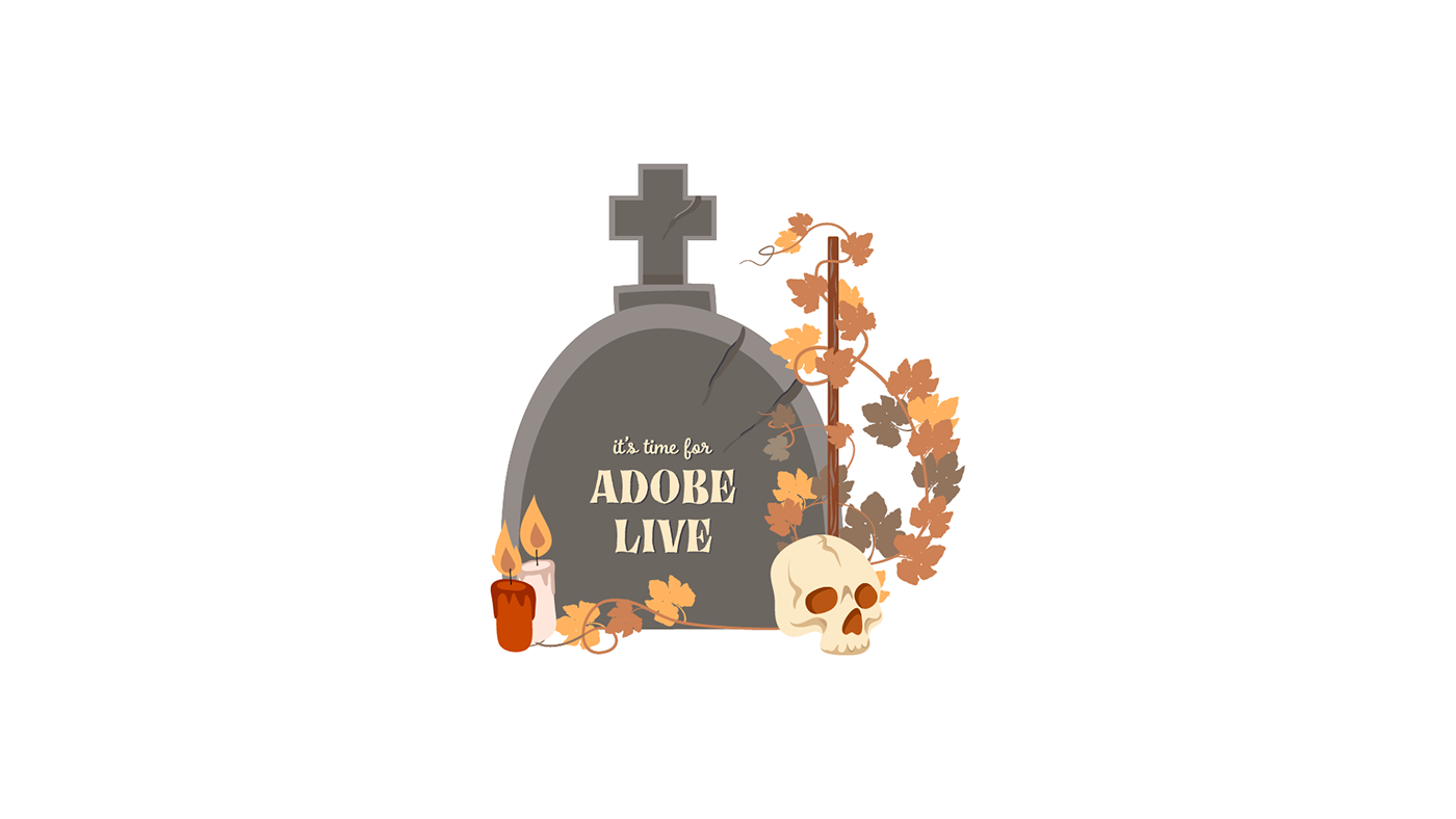 Adobe Live stickers sticker pack design Graphic Designer generative recolor sticker Halloween spooky anika aggarwal