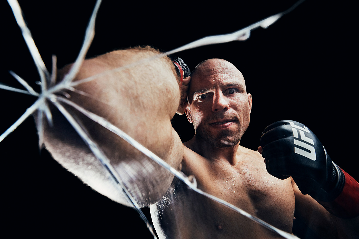 MMA UFC Fighter Mark O Madsen fighting Mixed martial arts sport sports portrait Photography 