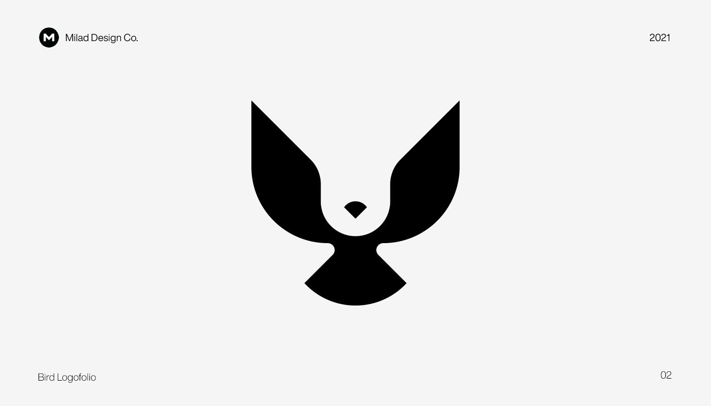 bird eagle logo logofolio mdc miladrezaee minimal owl pigeon