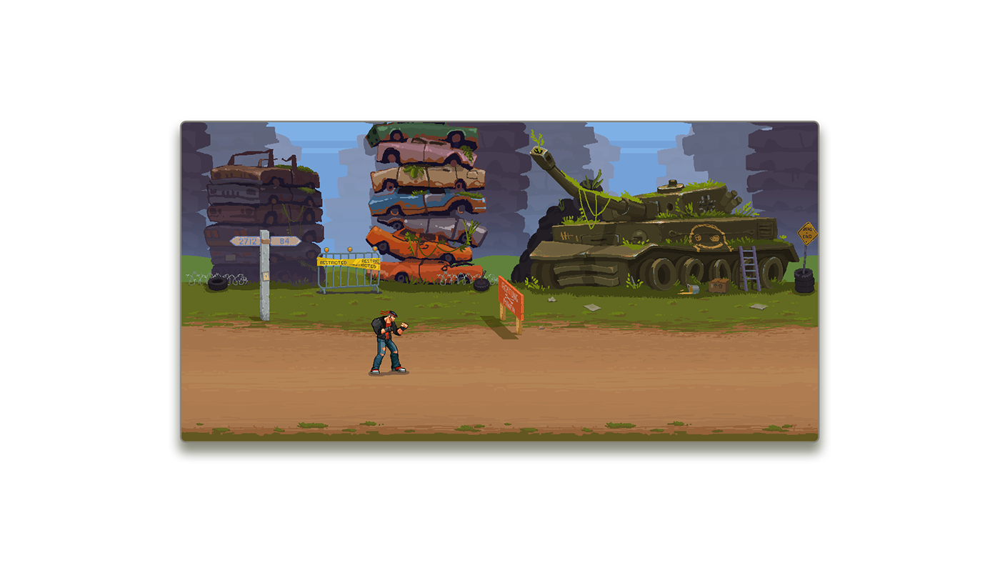 Pixel art Fighter Game Art UI animation  pixel animation