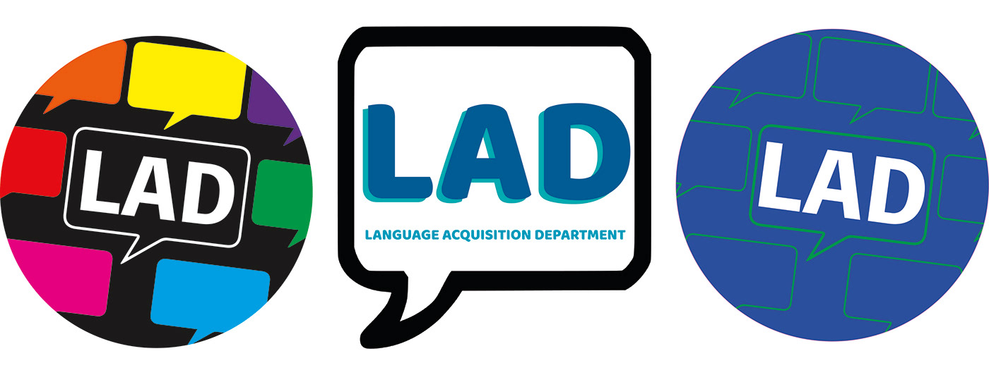 communication creative department language logo