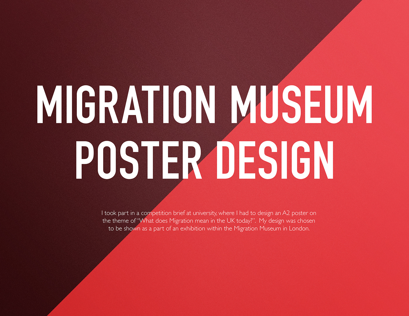 migration museum Poster Design graphic design  migration migrants poster design
