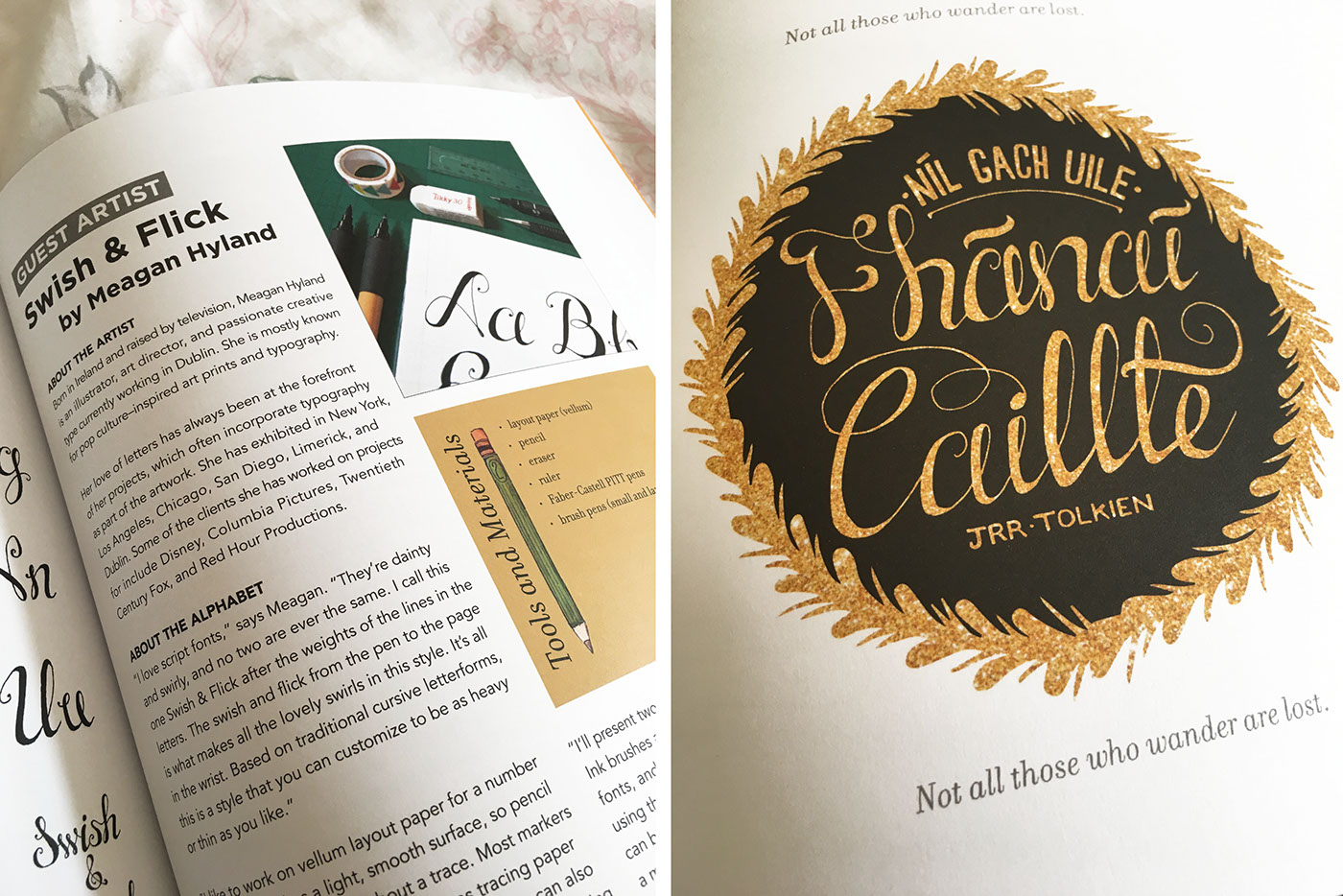 HAND LETTERING typography   tutorial lettering flourishes book Calligraphy  