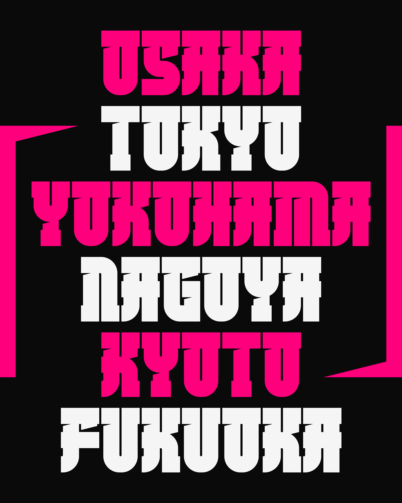 display font font free Free font freebies futuristic japanese type design Typeface typography  