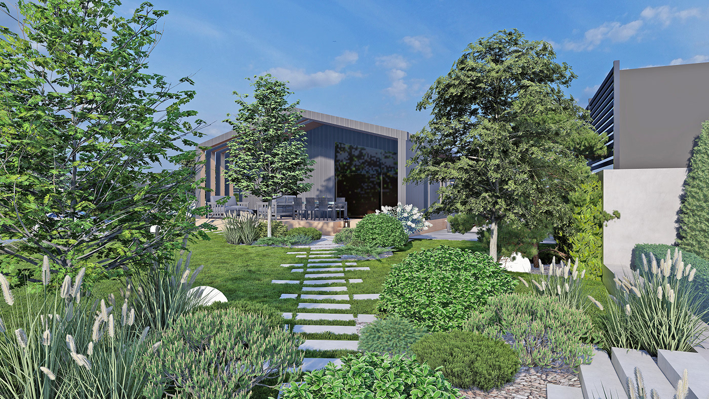 LandscapeProject landscapedesigner gardendesign exterior 3D Render