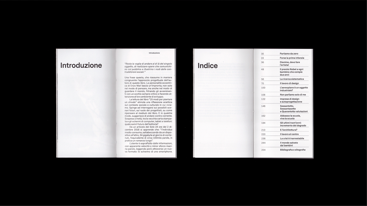 book book design cover design editorial Enzo Mari Layout print swiss typography  
