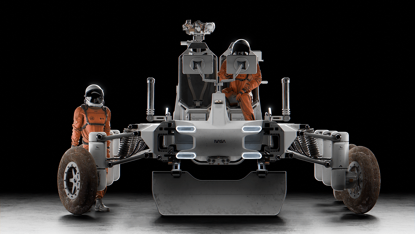 rover visualization Render concept art Vehicle automotive   Space  blender 3d Unreal Engine 3D