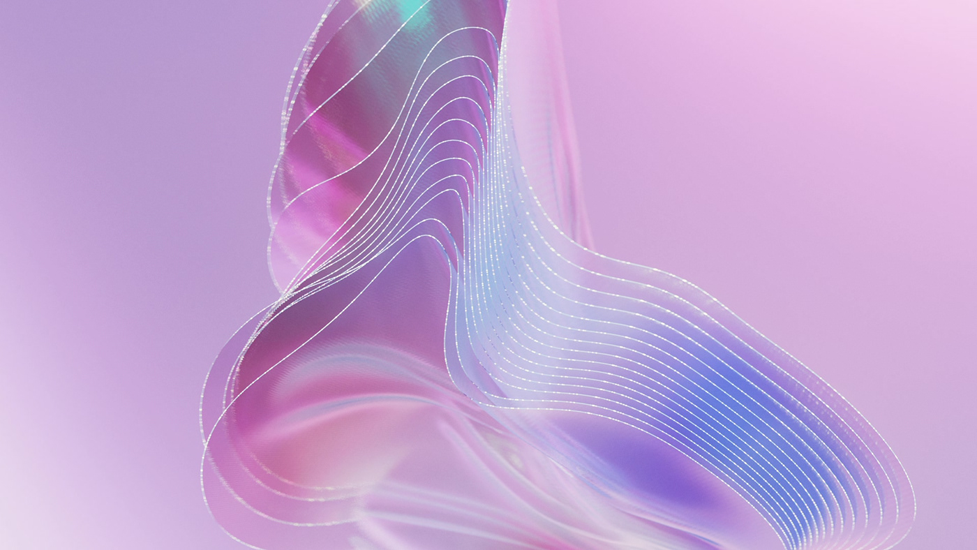 3D abstract animation  art colorful digital motion design portrait simulation