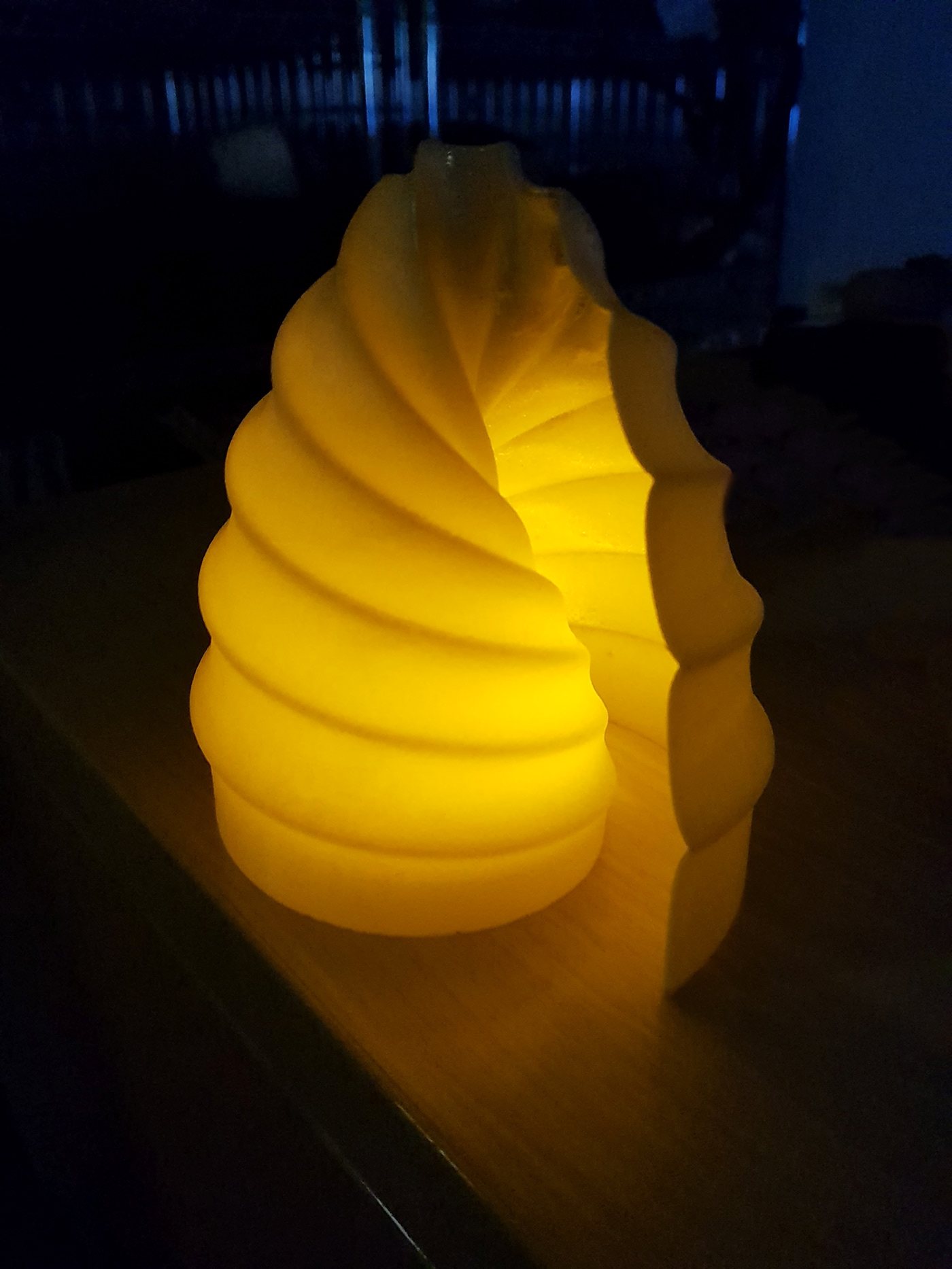 Light Play Shadows lamp shade 3d printed candles light Ultimaker Spiral modular