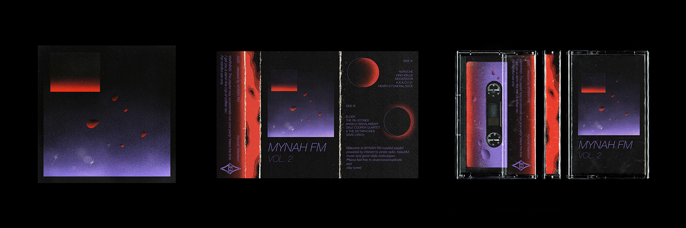 mynah fm playlist Cover Art album cover soundcloud audio cassette