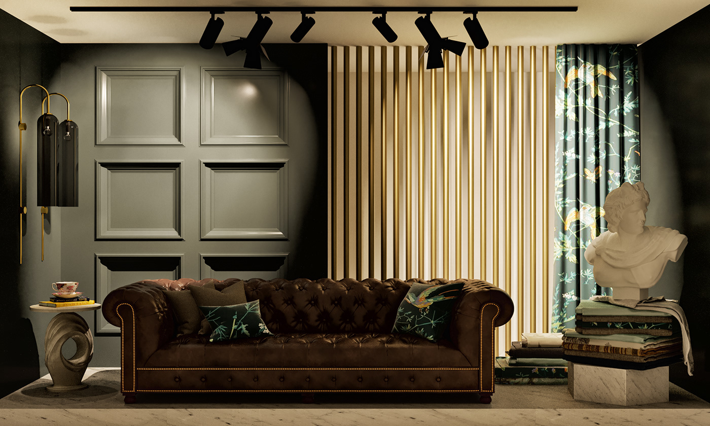 fabrics eclectic interior design  furniture neoclassic
