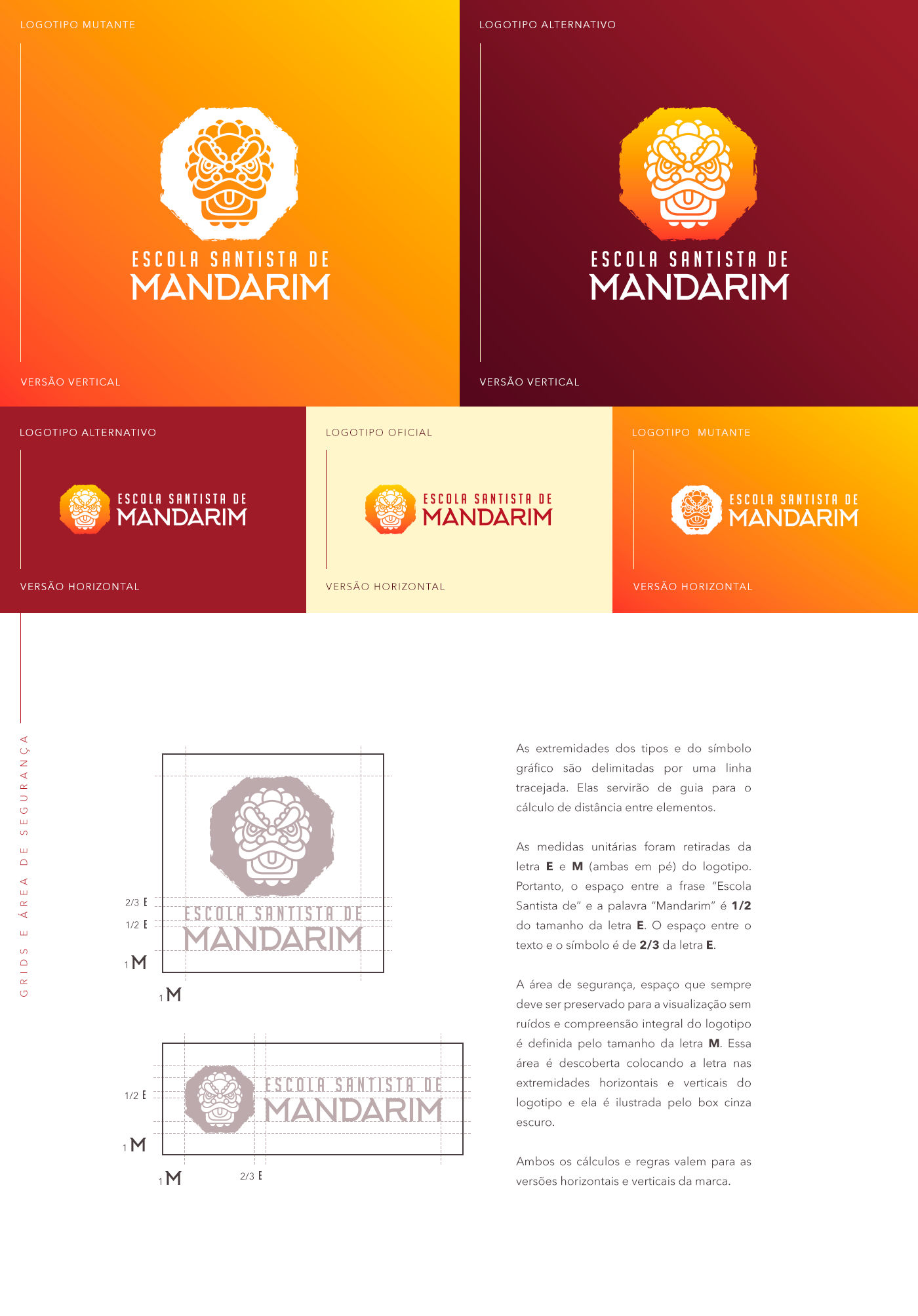 branding  china escola language school logo mandarim mandarin rebranding school visual identity