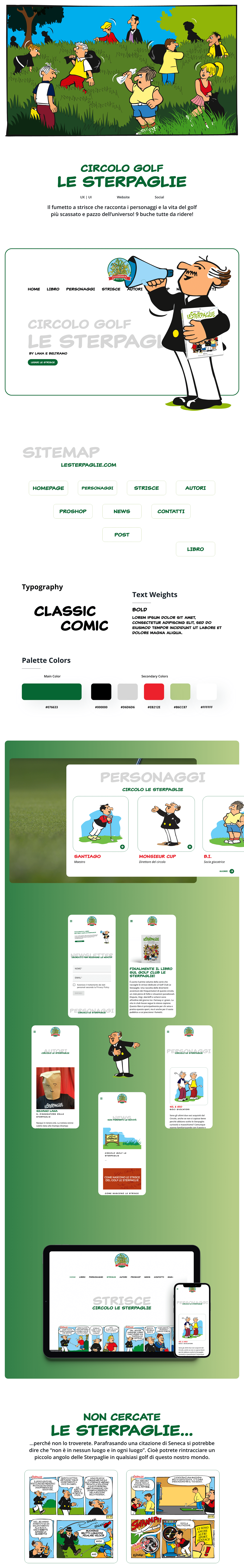 comics fumetto ui design user experience UX design Web Design  Website