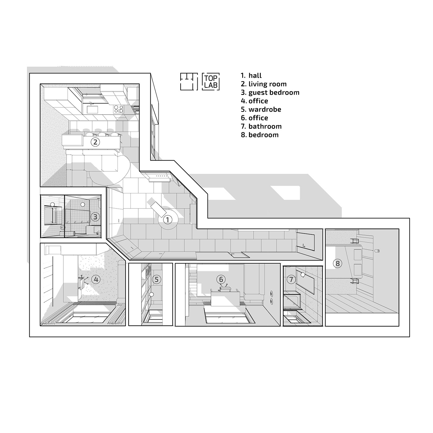 7IR arhitecture bathroom bedroom design Interior interior design  living room TOPLAB toplabinteriors