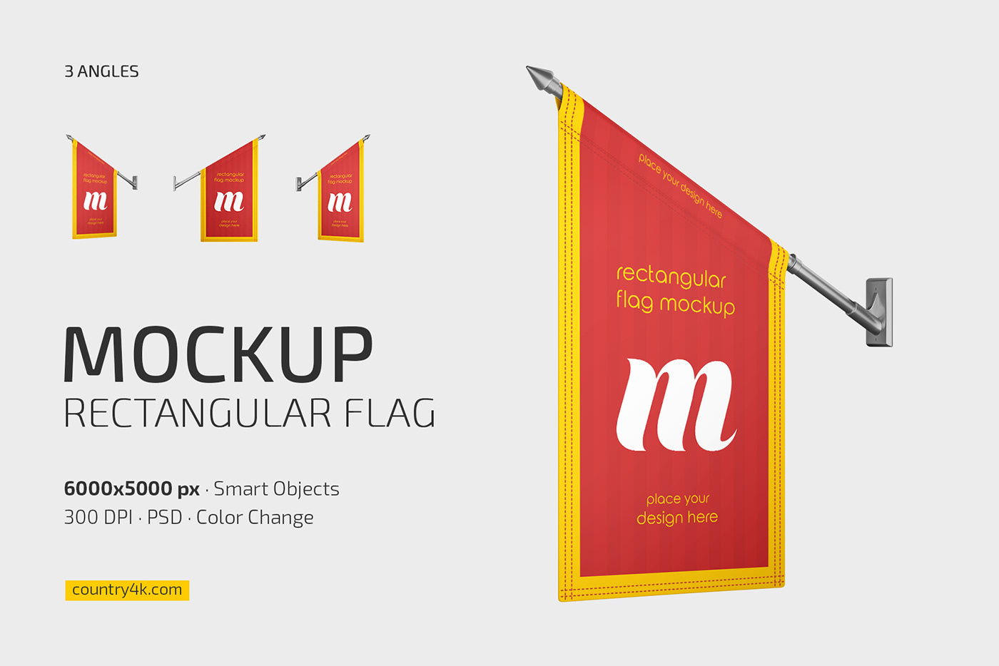 banner fabric flag flag mockup flagpole Flagstaff Mockup mockups Outdoor pennant