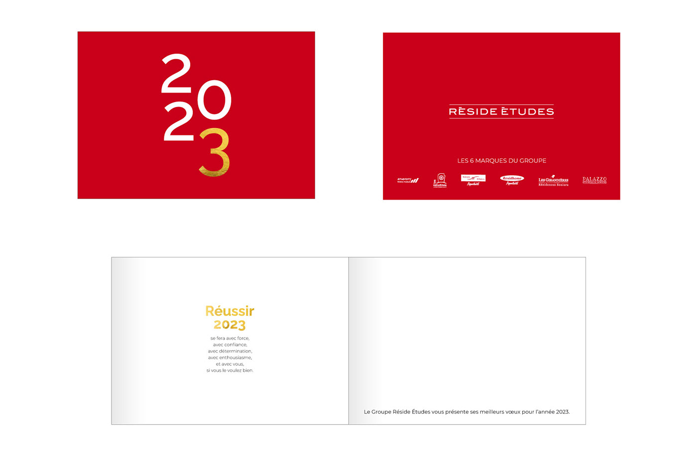 2023 design animation  carte de voeux happy new year motion design motion graphics  new year