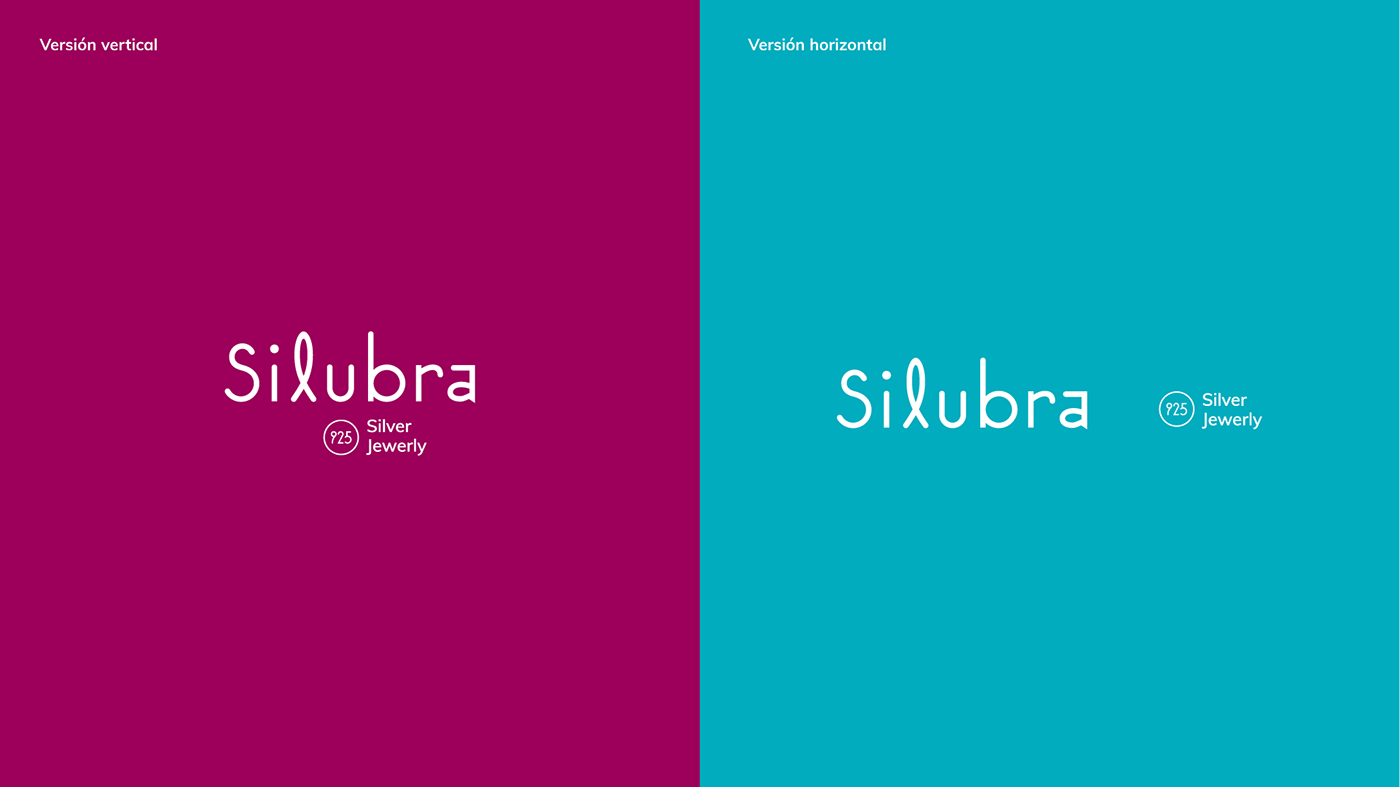 Silubra brand jewerly logo branding  pattern beauty