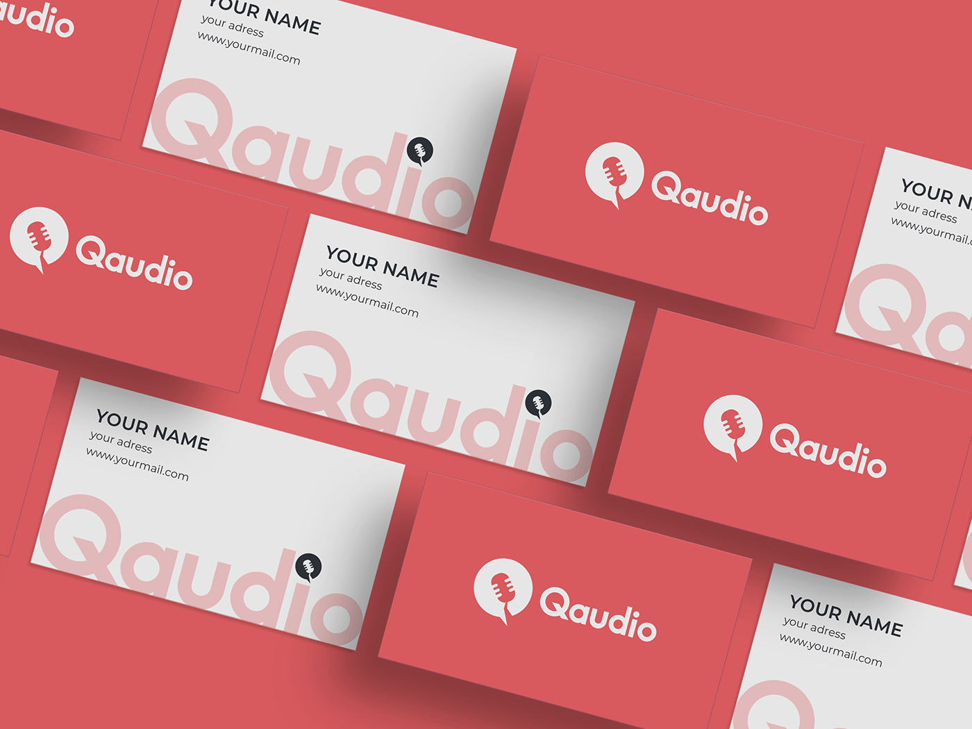 Advertising  Audio brand identity branding  letter logo visual identity Brand Design creative Logo Design logo