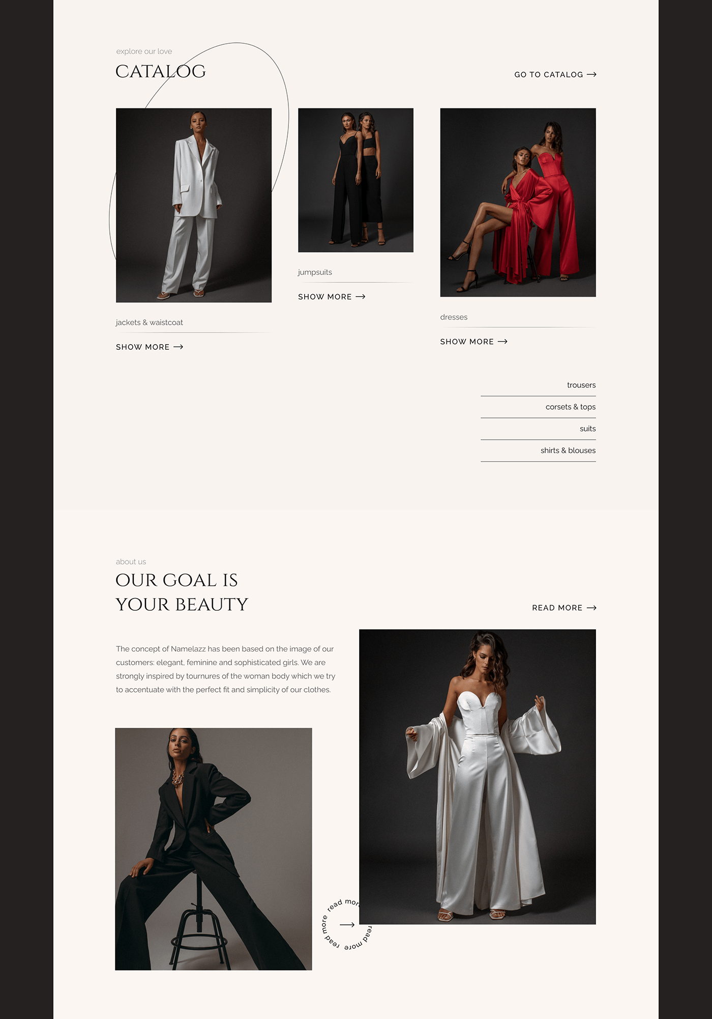 clothes e-commerce Fashion  Online shop online store store UI Web Design  web site ux